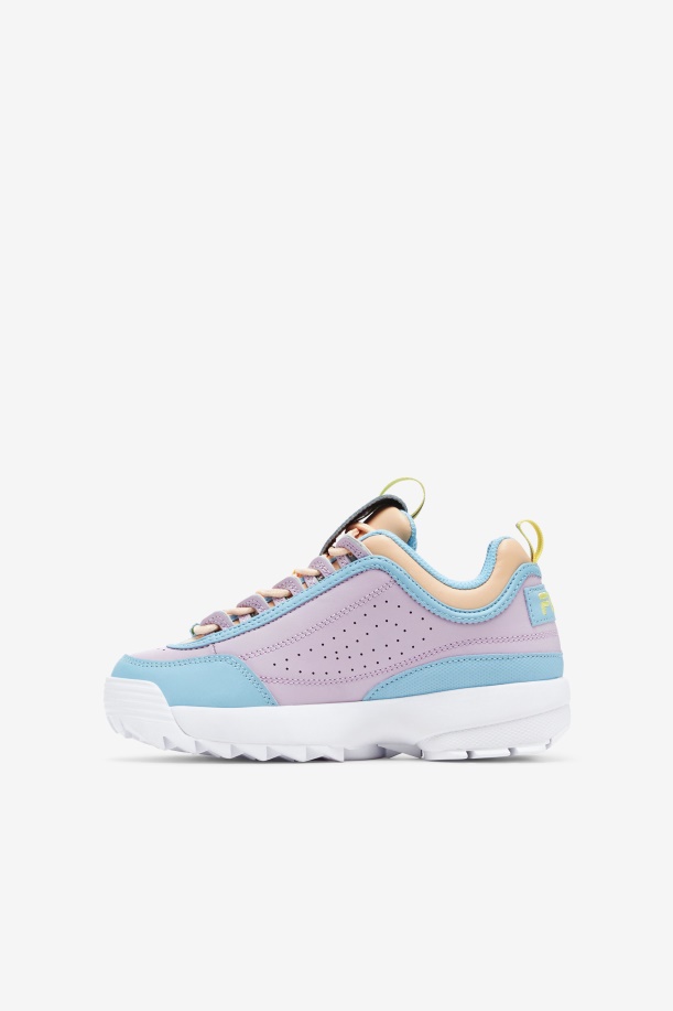 μπλε/λευκό/ορχιδέα Fila Big Kids\' Disruptor 2 Premium