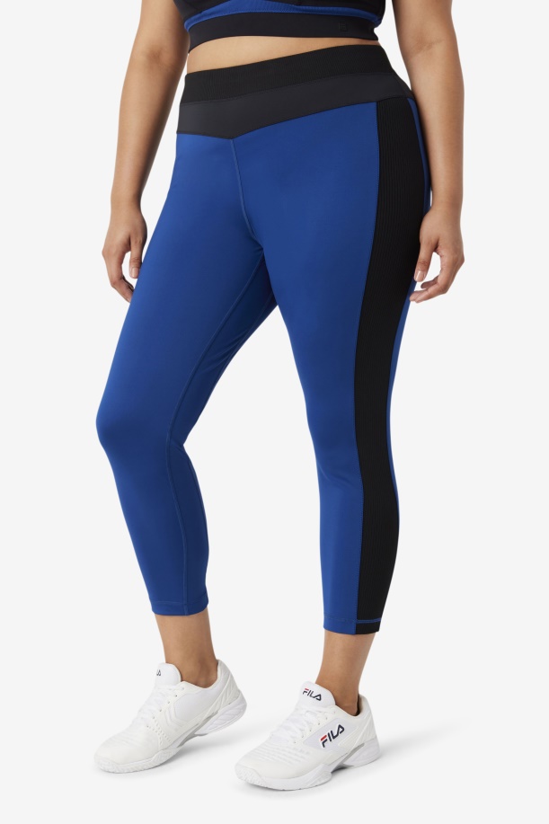 Forza Texture ψηλόμεσο κολάν Fila Navy παιώνια/μαύρο