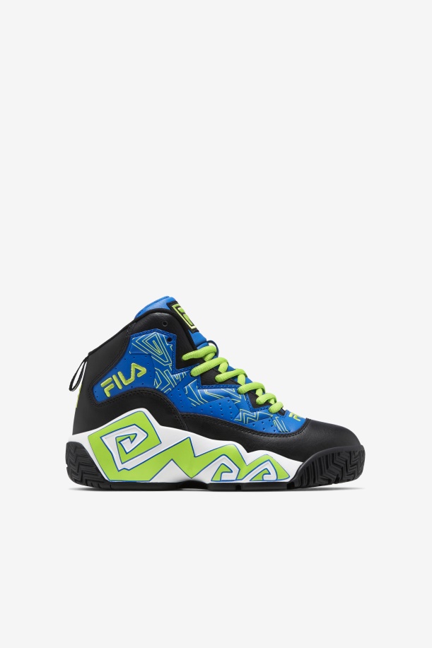 Fila μπλε/μαύρο/λάιμ γροθιά Big Kids' Mb