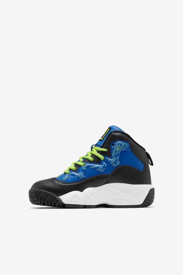Fila μπλε/μαύρο/λάιμ γροθιά Big Kids\' Mb
