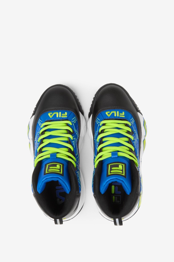 Fila μπλε/μαύρο/λάιμ γροθιά Big Kids\' Mb