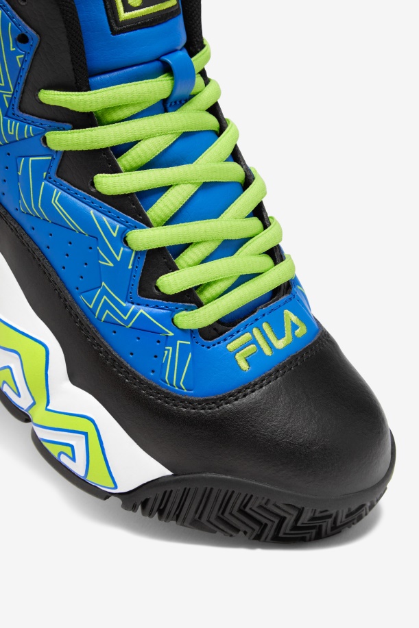 Fila μπλε/μαύρο/λάιμ γροθιά Big Kids\' Mb