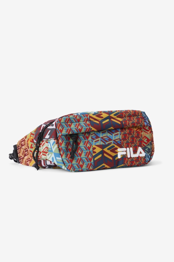 Fila Ocean/κίτρινο/λευκό μπάλωμα Jorina τύπωμα Fanny Pack