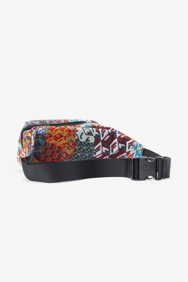 Fila Ocean/κίτρινο/λευκό μπάλωμα Jorina τύπωμα Fanny Pack