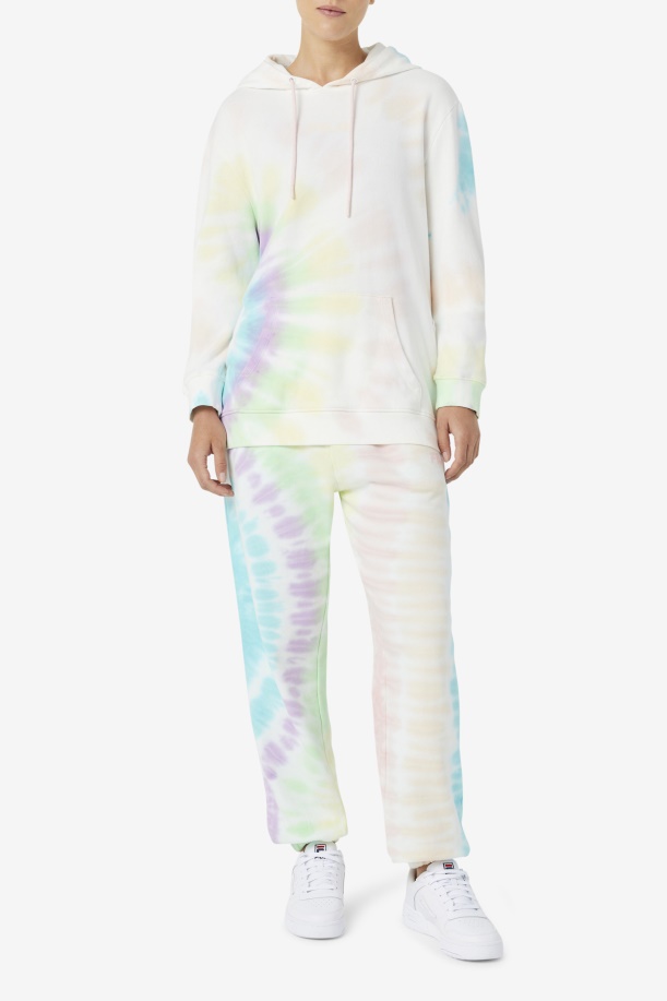 Fila Double Cream Tie Dye Aerolynn Tie Dye Hoodie