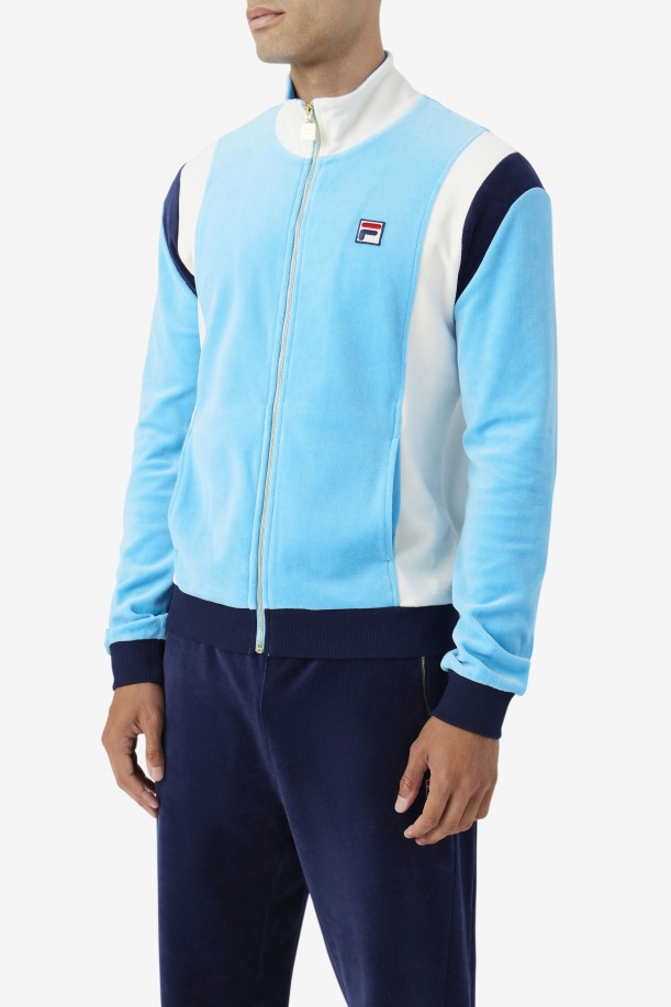 Fila Floyd βελουτέ μπουφάν υδροχόος/τσικνιάς/ναυτικό