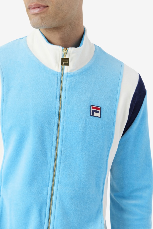 Fila Floyd βελουτέ μπουφάν υδροχόος/τσικνιάς/ναυτικό