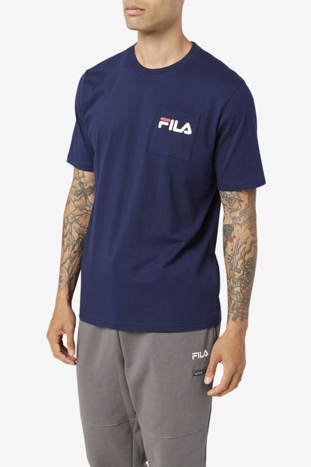 μπλουζάκι τσέπης Peacoat Fila Curtis