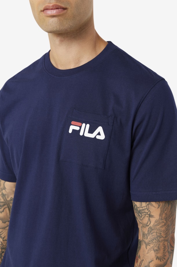 μπλουζάκι τσέπης Peacoat Fila Curtis