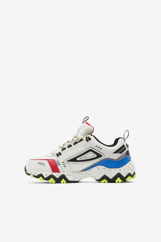 άσπρο/μαύρο/μπλε Fila Big Kids\' Oakmont Tr