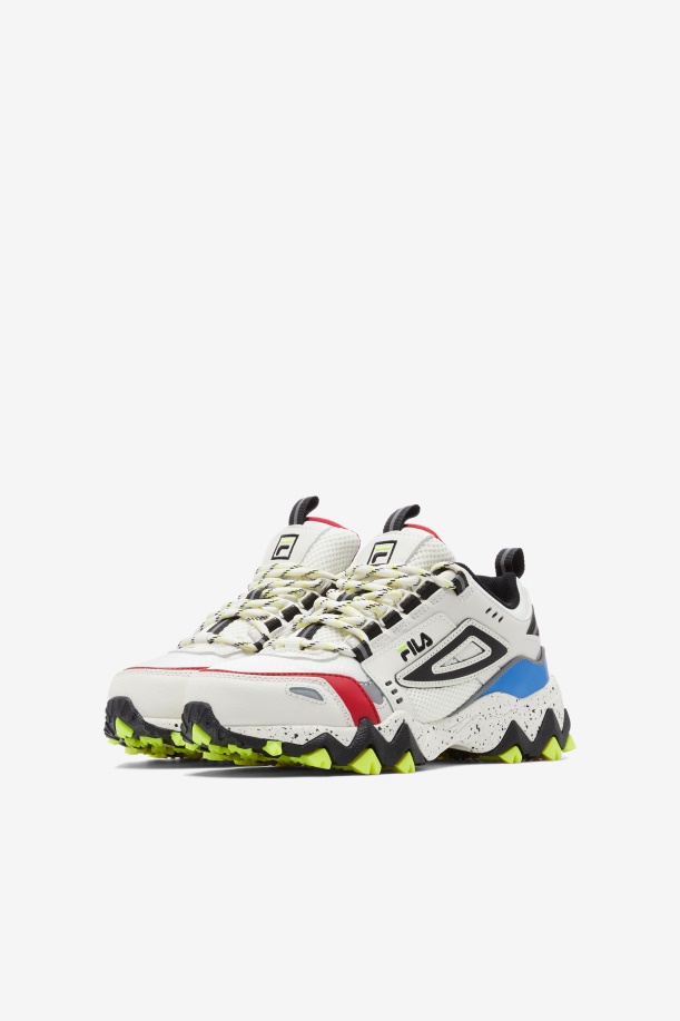 άσπρο/μαύρο/μπλε Fila Big Kids\' Oakmont Tr