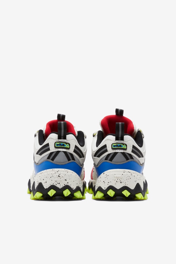 άσπρο/μαύρο/μπλε Fila Big Kids\' Oakmont Tr