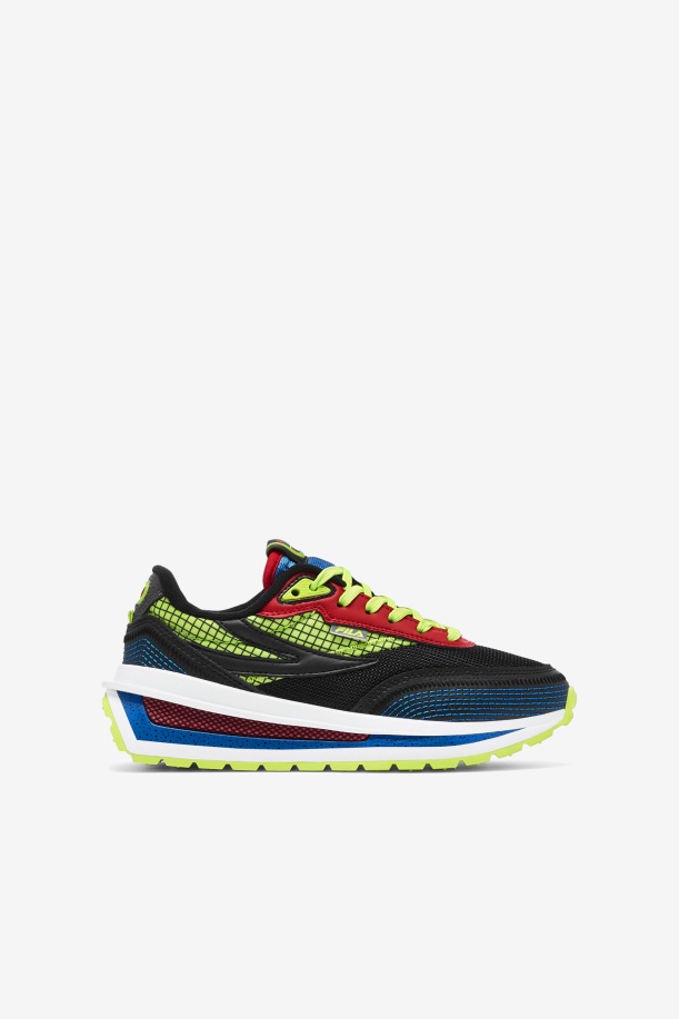 Fila Big Kids' Renno μαύρο/μπλε/κόκκινο