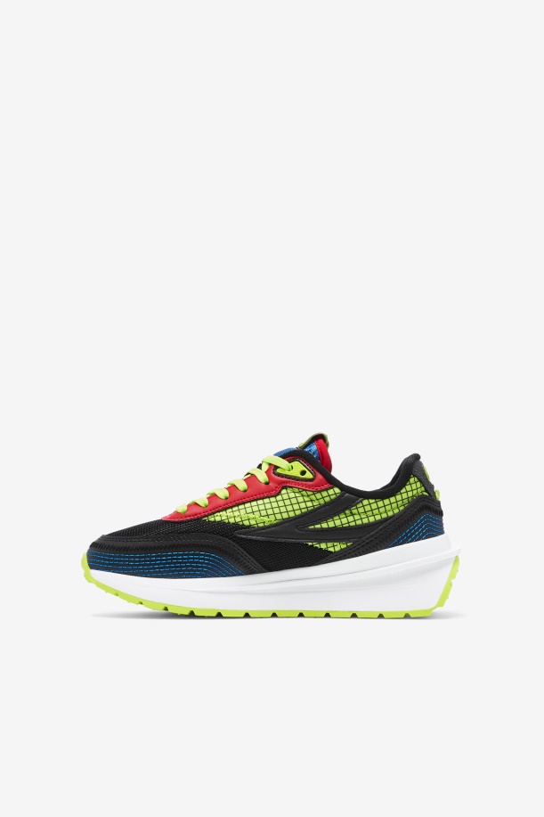 Fila Big Kids\' Renno μαύρο/μπλε/κόκκινο