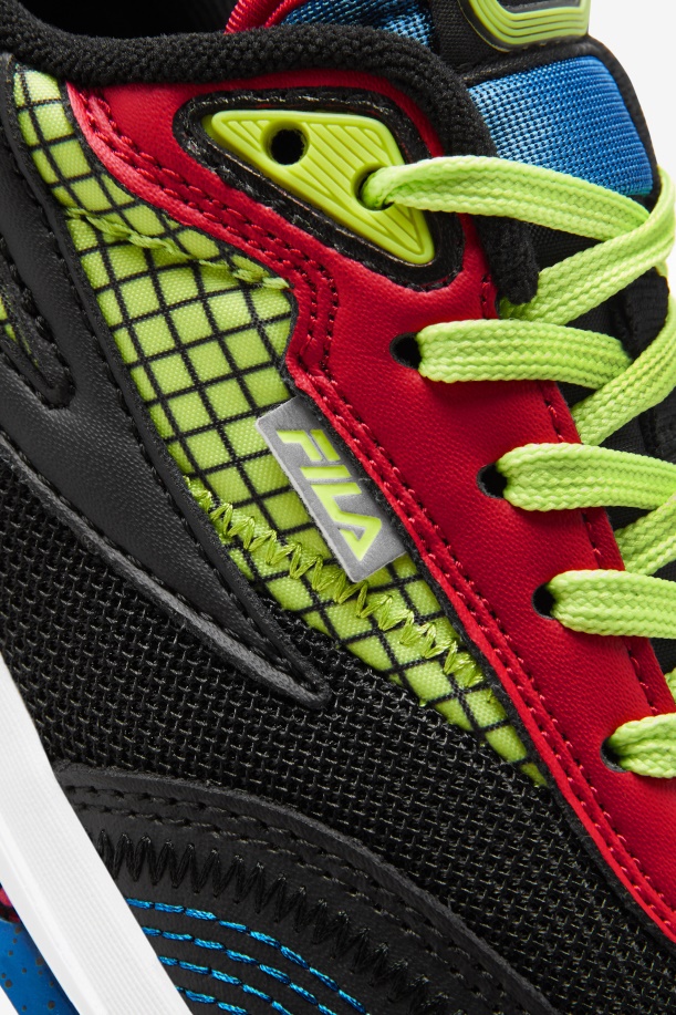 Fila Big Kids\' Renno μαύρο/μπλε/κόκκινο