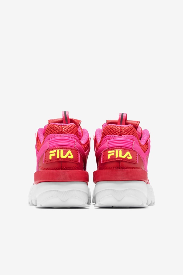 κόκκινο/ροζ/κίτρινο Fila Big Kids\' Disruptor 2 Exp