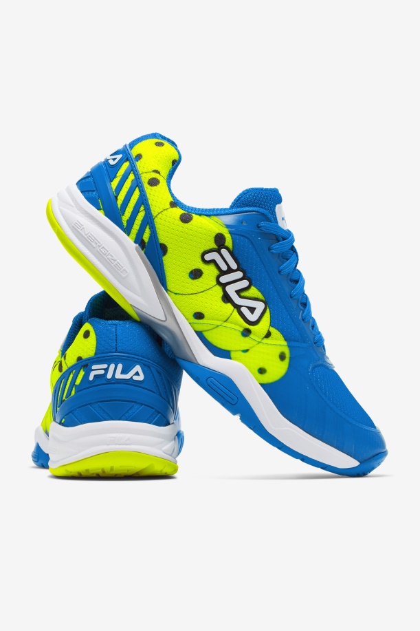 Fila ανδρική ζώνη βόλεϊ μπλε/λευκό/κίτρινο