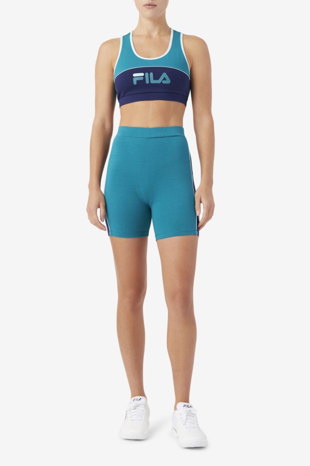 Fila Deep Lake/navy/ice Aqua Davina ποδήλατο κοντό