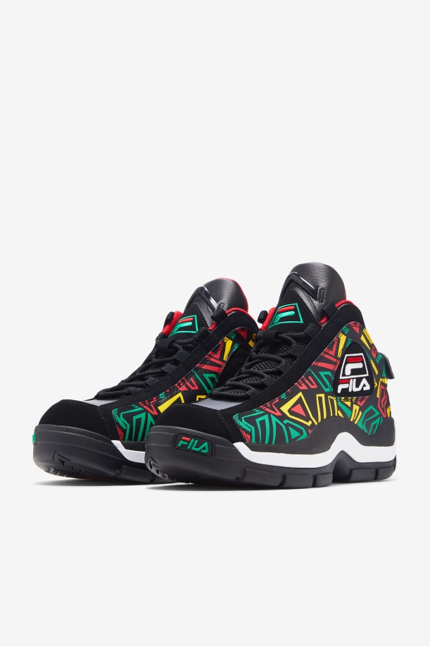 Fila Black/jelly Bean/lemon ανδρική επιχορήγηση λόφος 2