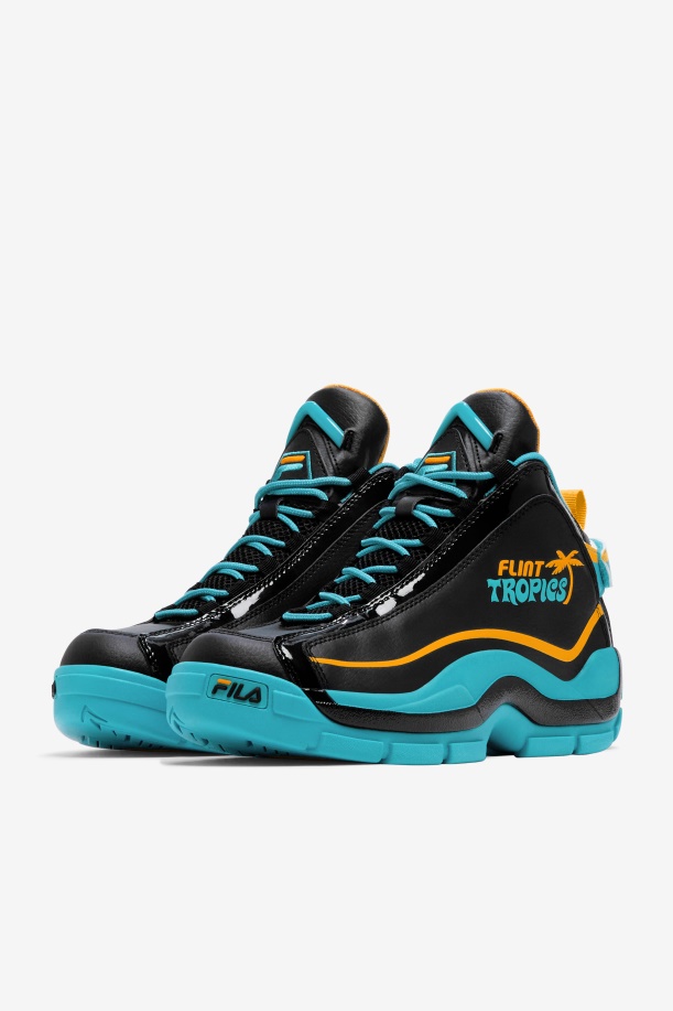 ανδρική επιχορήγηση λόφος 2 X Semi-pro Fila Black/teal/zinnia