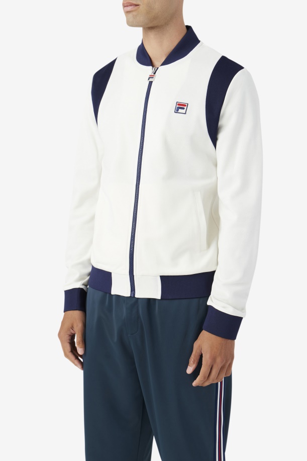 Fila Egret/navy Colton Bomber