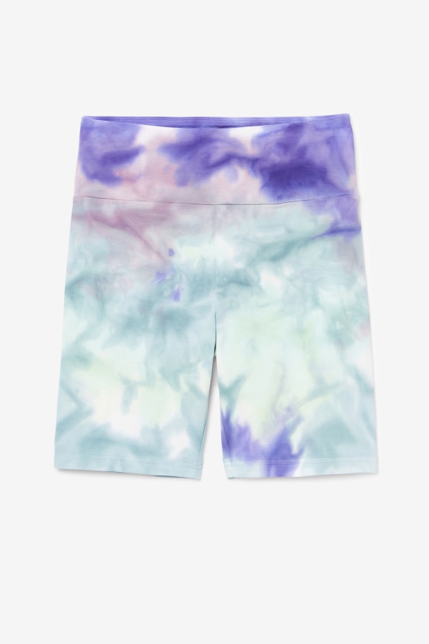 Aruba Blue Tie Dye Taima Tie Dye ποδήλατο κοντό Fila