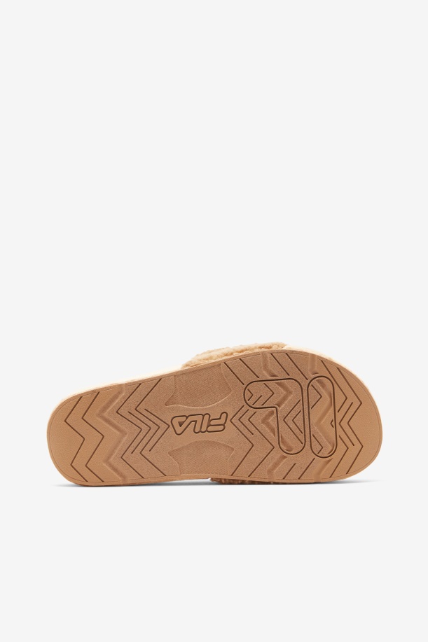 Fila Beige/navy/κόκκινο γυναικείο Fuzzy Drifter