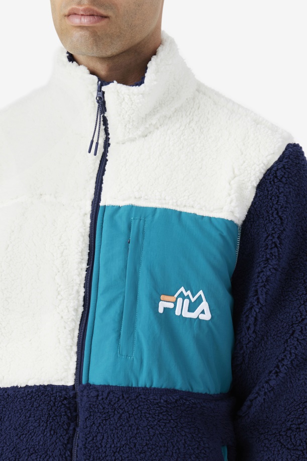 μπουφάν τσικνιάς/navy/deep Lake Fila Ravi Sherpa