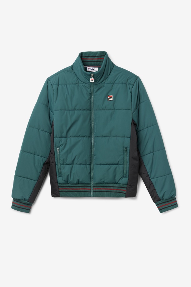 μπουφάν Puffer Fila Watson June Bug/μαύρο