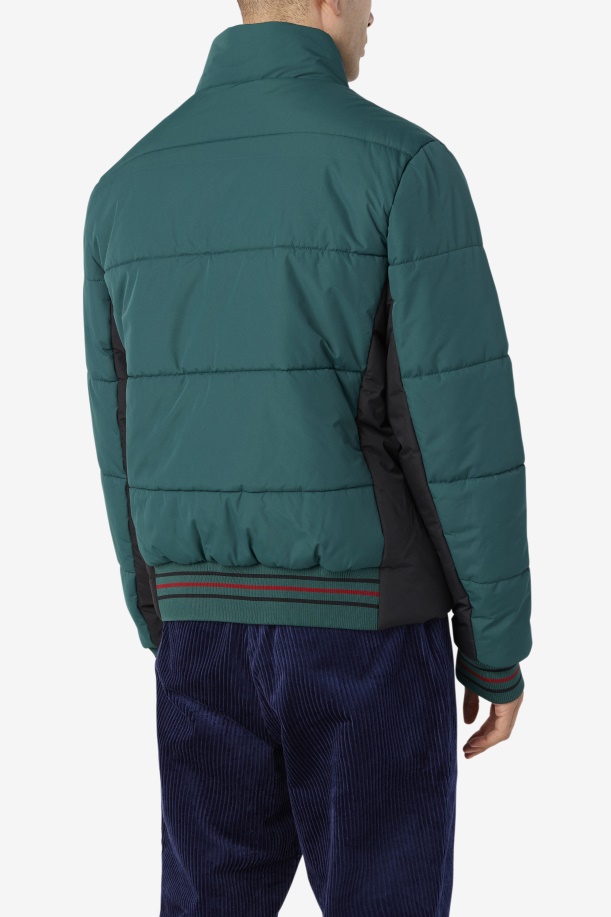 μπουφάν Puffer Fila Watson June Bug/μαύρο