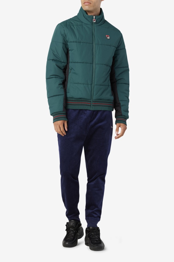 μπουφάν Puffer Fila Watson June Bug/μαύρο
