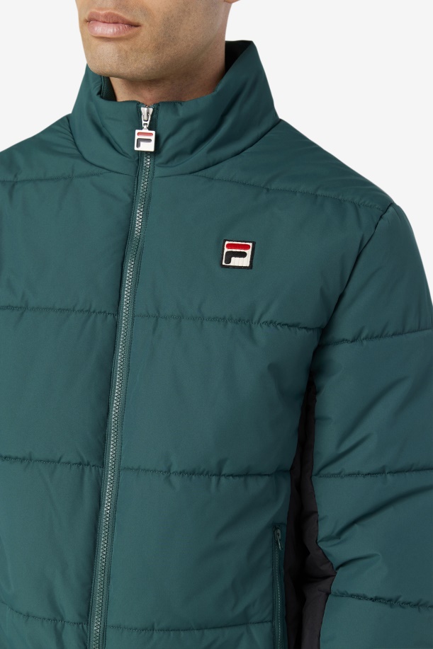μπουφάν Puffer Fila Watson June Bug/μαύρο