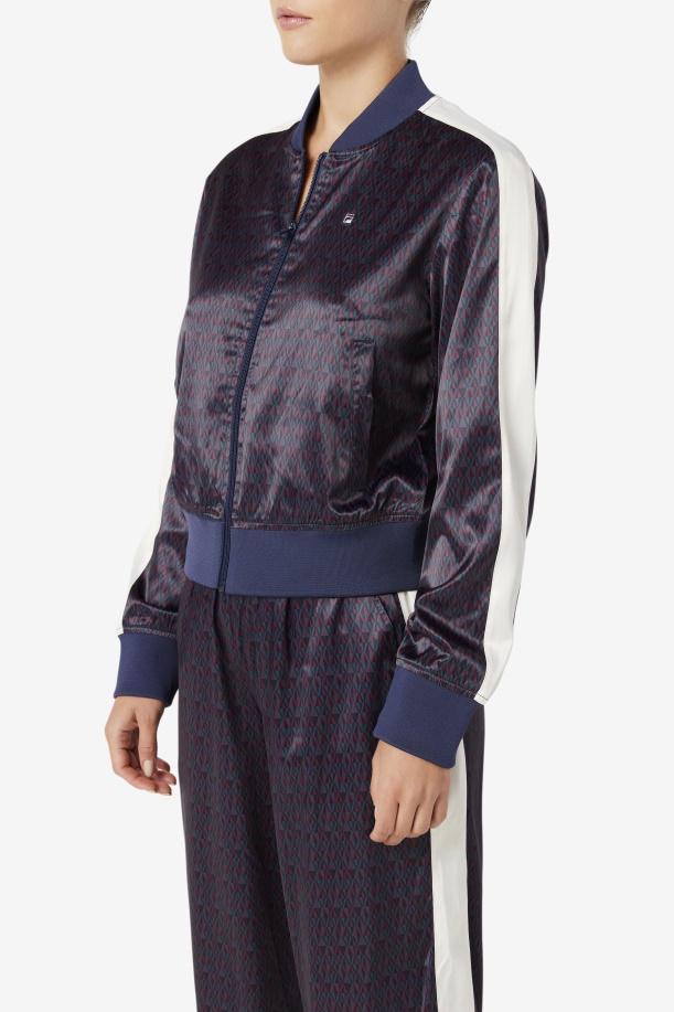 Fila Farah σατέν σακάκι Peacoat/tofu