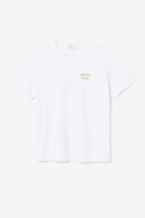 λευκό Semi-pro Moon Tee Fila