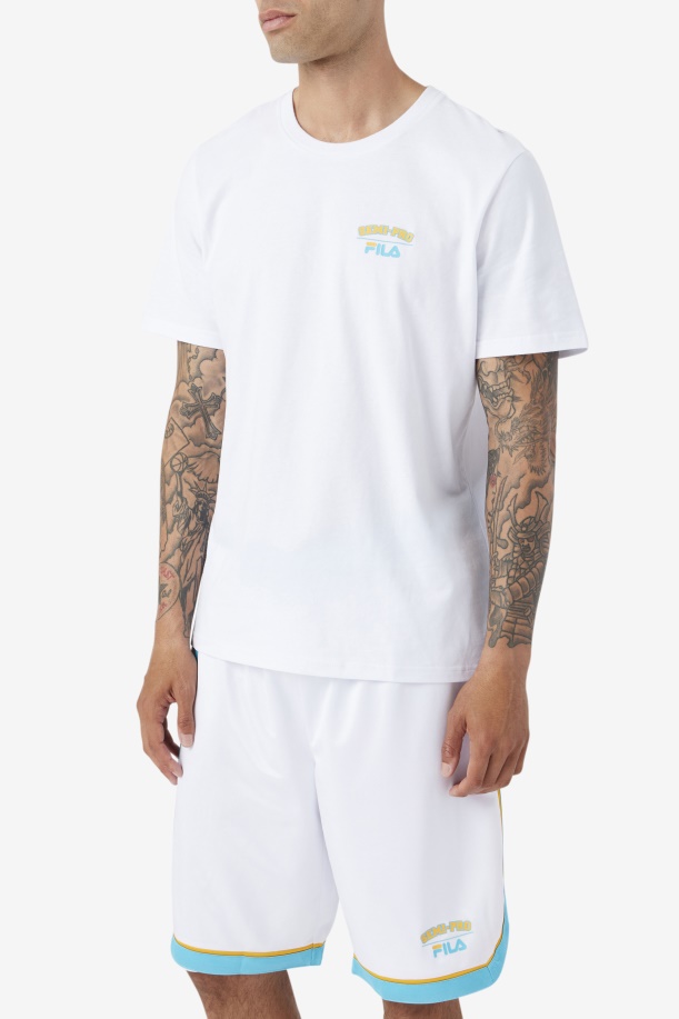 λευκό Semi-pro Moon Tee Fila