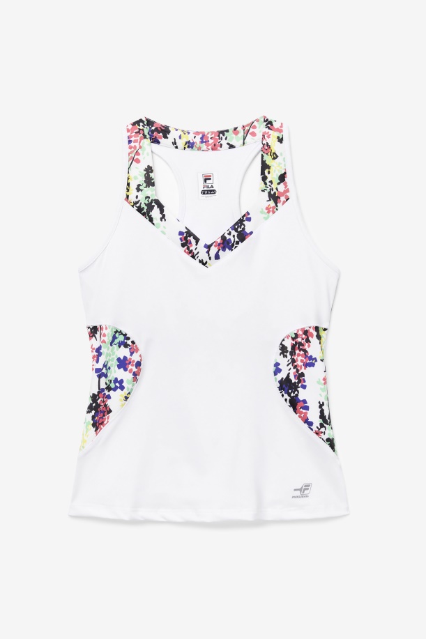 ντεπόζιτο καπίστρι Pickleball πολύχρωμο Floral Print/λευκό Fila