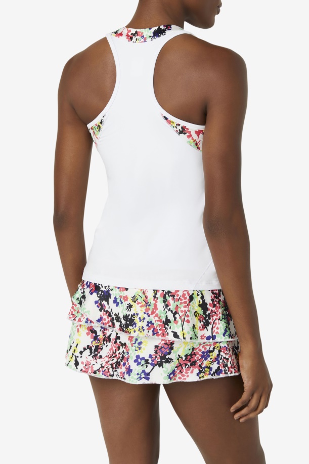 ντεπόζιτο καπίστρι Pickleball πολύχρωμο Floral Print/λευκό Fila