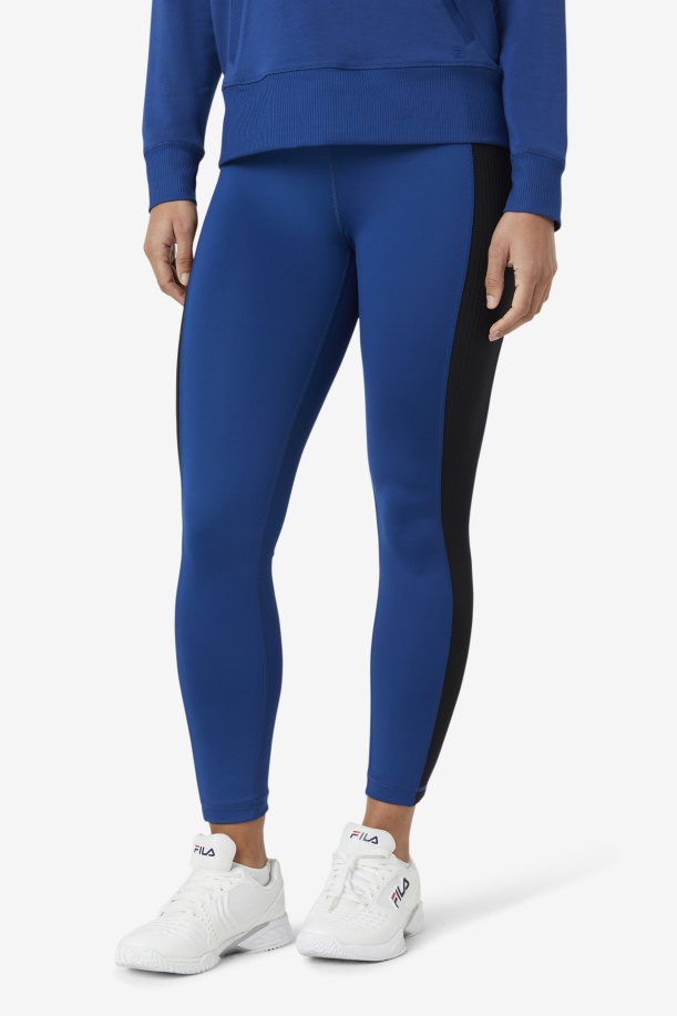 Forza Texture ψηλόμεσο κολάν Navy παιώνια/μαύρο Fila