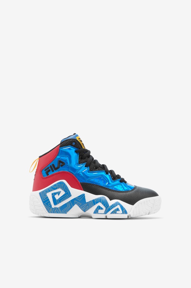 μαύρο/κόκκινο/χρυσό Fila Big Kids' Mb νυχτερινή βόλτα