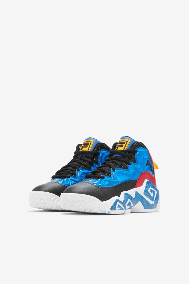 μαύρο/κόκκινο/χρυσό Fila Big Kids\' Mb νυχτερινή βόλτα