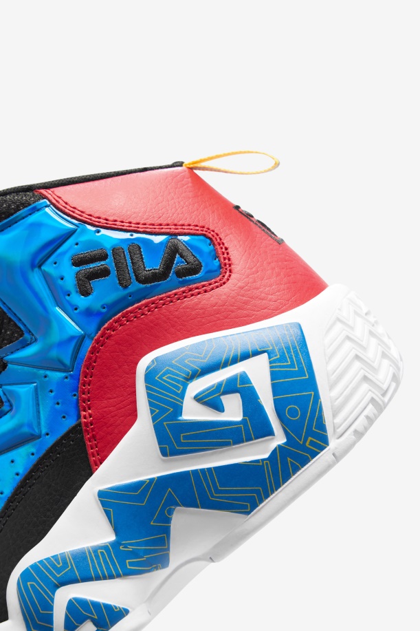 μαύρο/κόκκινο/χρυσό Fila Big Kids\' Mb νυχτερινή βόλτα