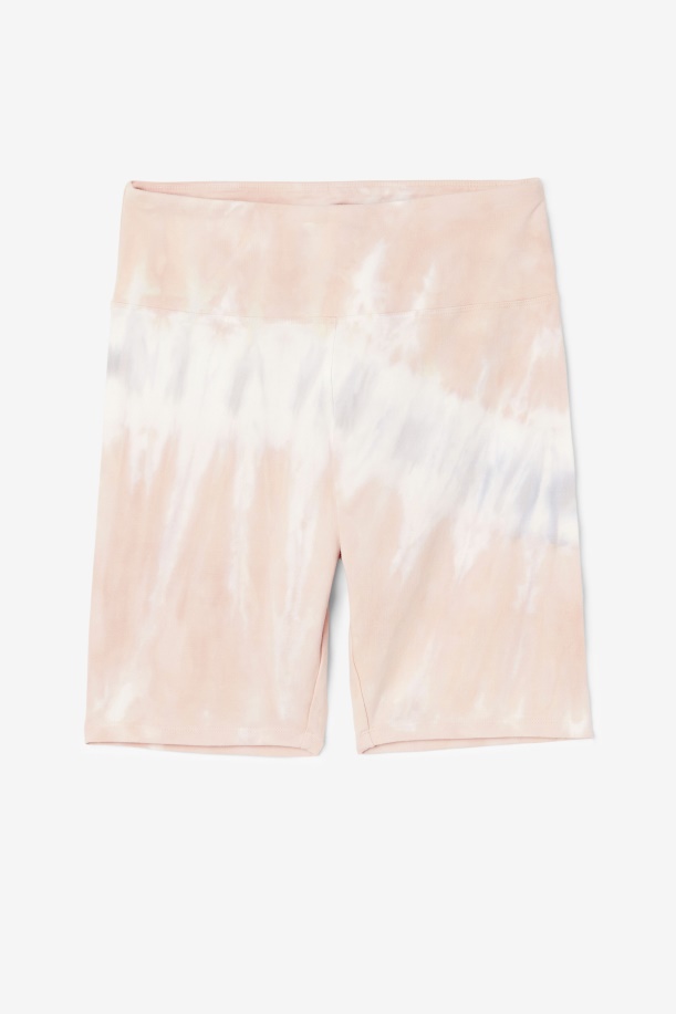 Fila Gardenia/λευκό/βελγικό μπλοκ Taima Tie Dye ποδήλατο κοντό
