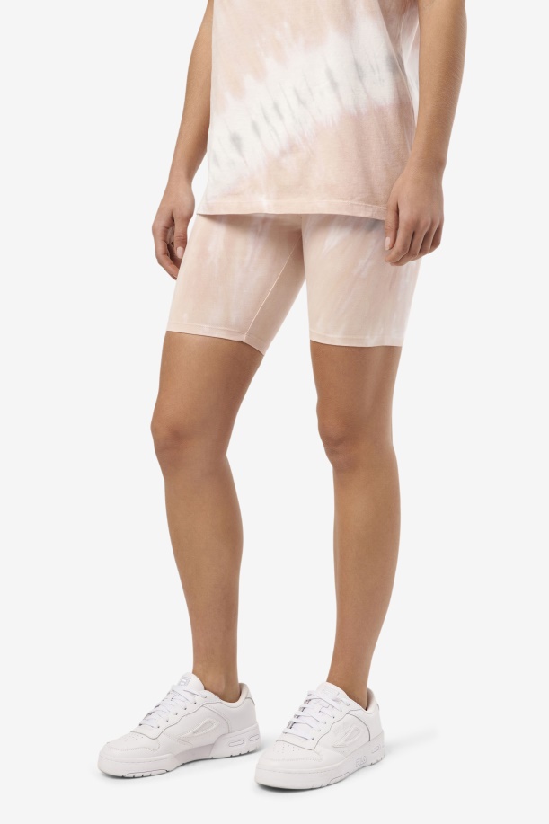 Fila Gardenia/λευκό/βελγικό μπλοκ Taima Tie Dye ποδήλατο κοντό