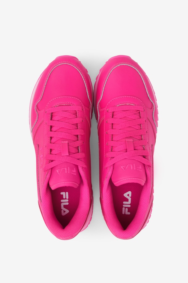 Fila γυναικεία ρίγα τροχιάς ροζ Glo/ροζ