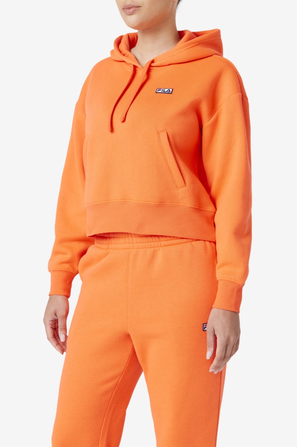 φλογερό κοραλί Fila Marina Hoodie