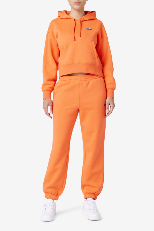 φλογερό κοραλί Fila Marina Hoodie