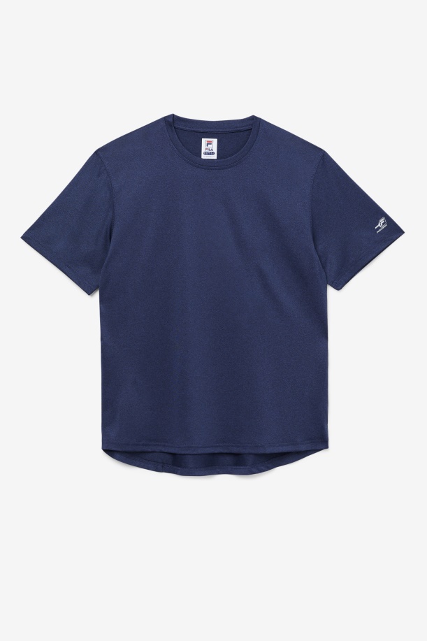 Pickleball χτένι στρίφωμα πλήρωμα Fila Navy Heather