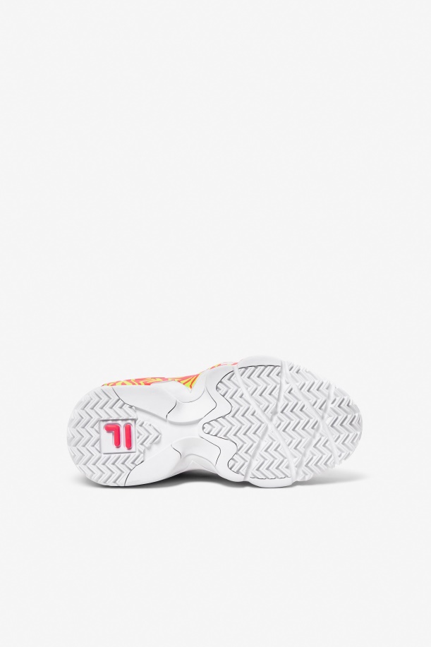 Fila Big Kids\' Mb φλογερό κοραλί/λευκό/λάιμ γροθιά