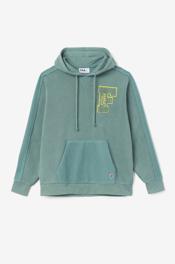 Fila Bryson Vintage Wash Hoodie Blue Spruce/mimosa