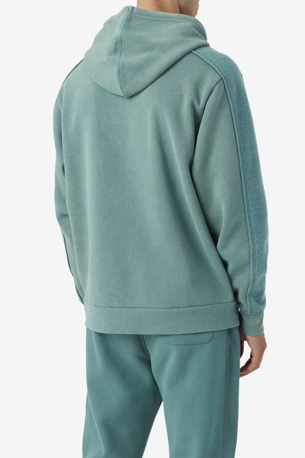 Fila Bryson Vintage Wash Hoodie Blue Spruce/mimosa